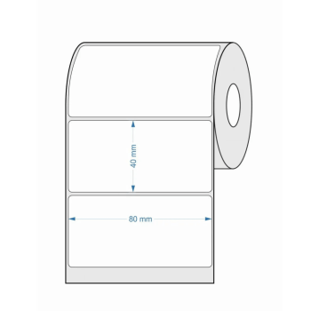 Etiqueta térmica FULL 80x50 (mm) - 27 metros