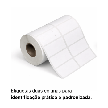 Etiqueta térmica FULL 40x25mm -  2 colunas  (27 metros)