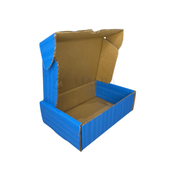 Caixa de Papelão 20x16x7 (cm) Colorida Azul