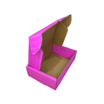 Caixa de Papelão 20x16x7 (cm) Colorida Rosa