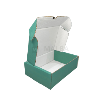 Caixa de Papelão 20x16x7 (cm) Colorida Verde