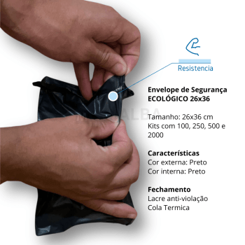 ENVELOPE DE SEGURANÇA ECOLÓGICO 26X36