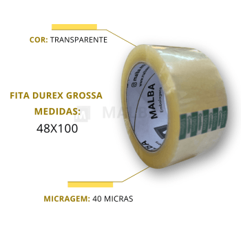 Fita Durex 48x100 Incolor