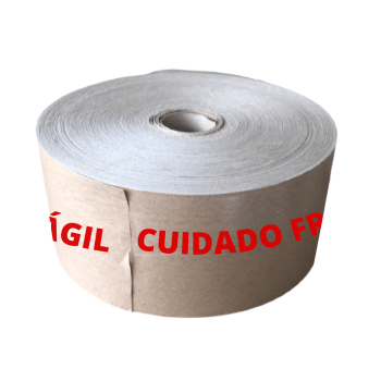 Fita Gomada 70mm Cuidado Frágil