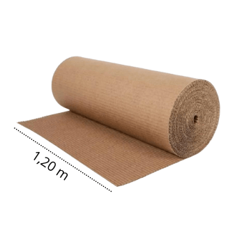 Bobina de papelão ondulado 1,20x20m